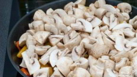 овощное рагу с шампиньонами