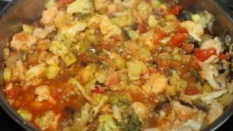 овощное рагу с цветной капустой