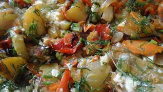 Овощное рагу в духовке