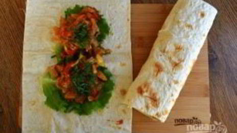 овощное рагу в лаваше