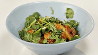 Пряное овощное рагу с кабачками