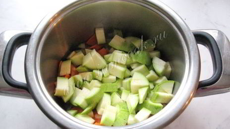 рагу из баклажанов и кабачков