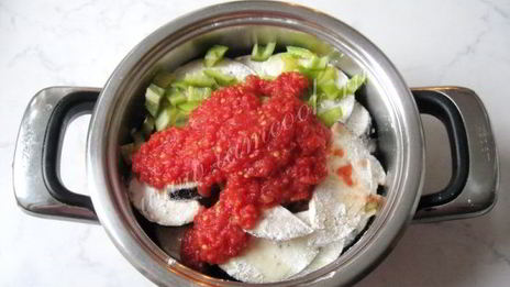 рагу из баклажанов и кабачков