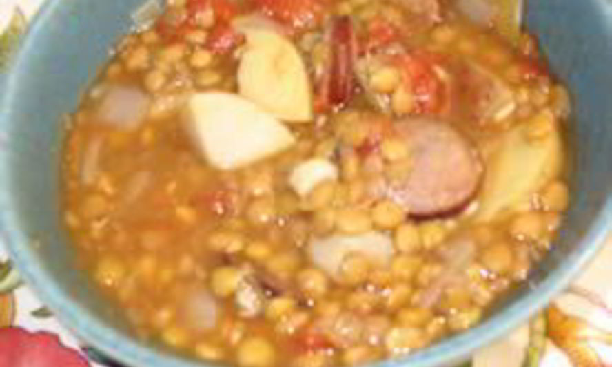 Рецепт рагу из чечевицы