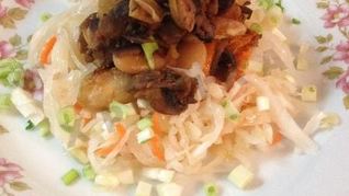 Рагу из фасоли с грибами