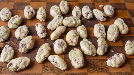 рагу из говядины с грибными клецками