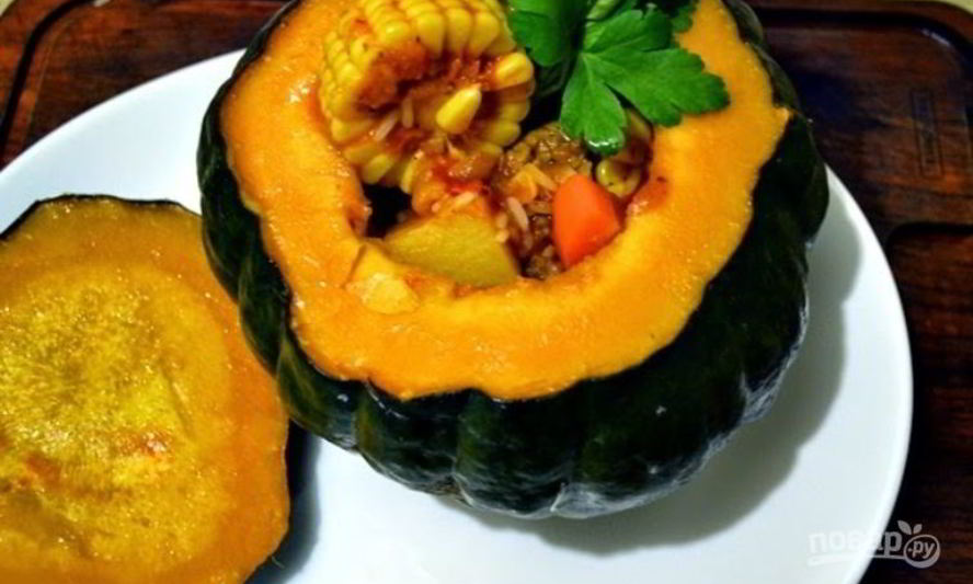 Рецепт рагу из говядины в тыкве по-аргентински