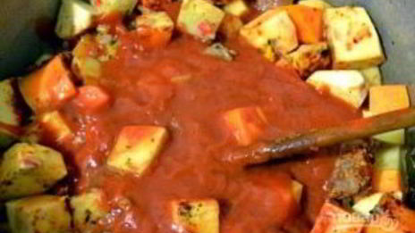 рагу из говядины в тыкве по-аргентински