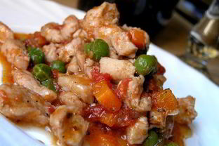 Рагу из индейки с майораном