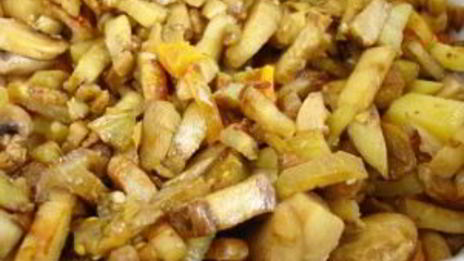 рагу из кабачков с грибами