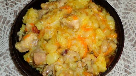 рагу из кролика с овощами