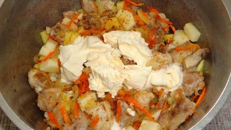 рагу из кролика с овощами