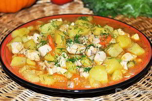 Рагу из курицы с картофелем