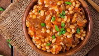 Рагу из мяса и фасоли