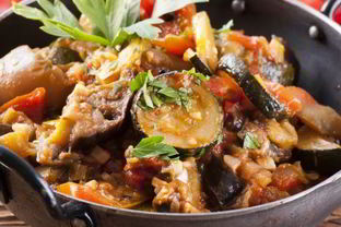 Рагу из овощей с яблоками