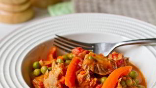 Рагу из свинины по-римски