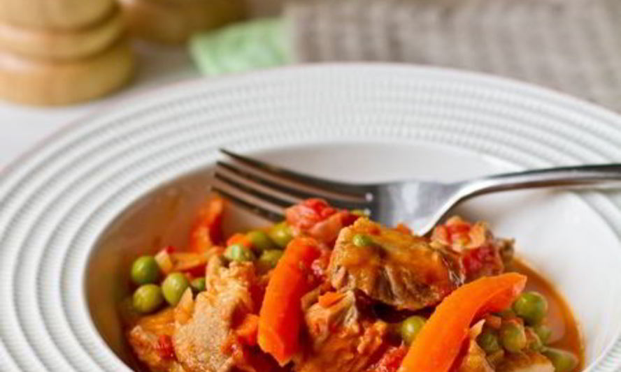 Рецепт рагу из свинины по-римски