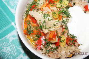 Рагу из свинины с овощами в мультиварке