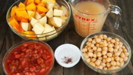 рагу из тыквы с овощами