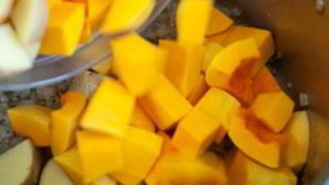 рагу из тыквы с овощами