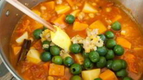 рагу из тыквы с овощами