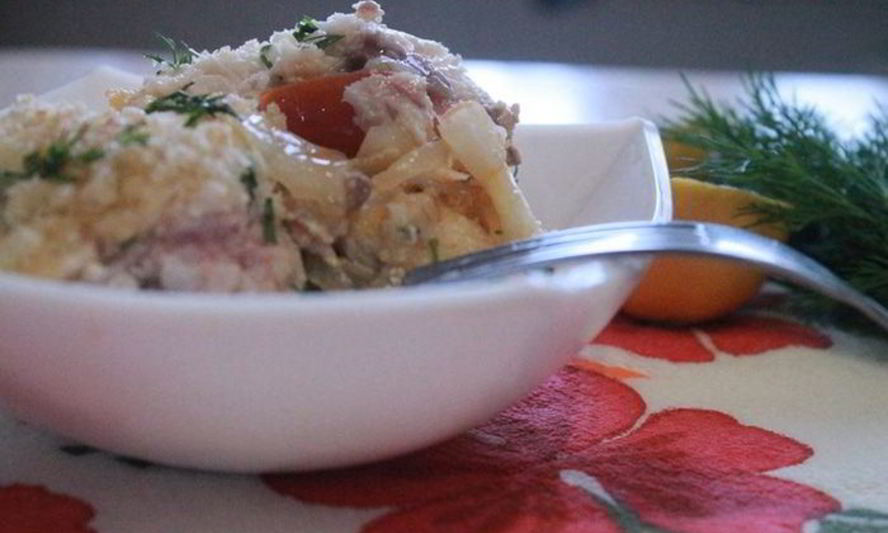 Рецепт рагу рыбного из духовки