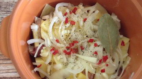 рагу с овощами и говядиной