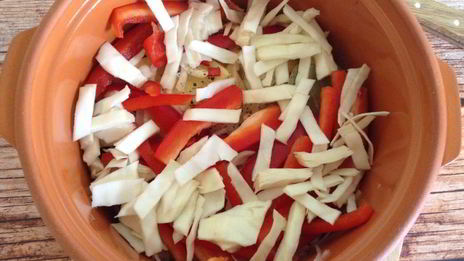 рагу с овощами и говядиной