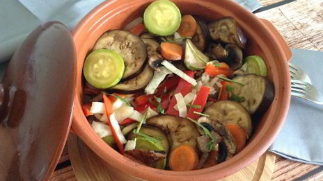 рагу с овощами и говядиной