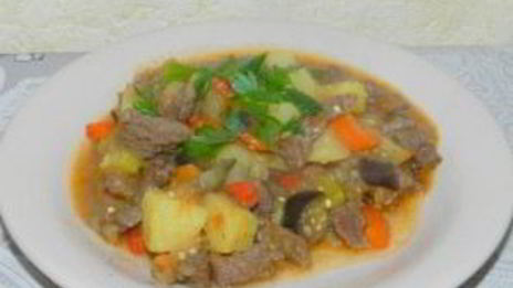 рагу в мультиварке с мясом