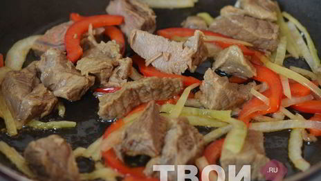 рисовая лапша с говядиной