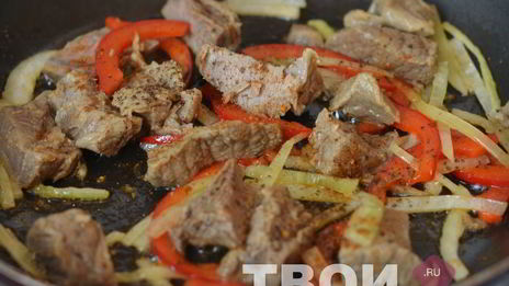 рисовая лапша с говядиной