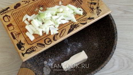 ризотто из перловки с грибами