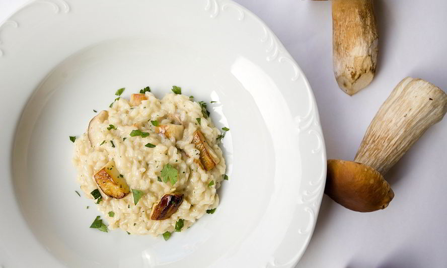 Рецепт ризотто с белыми грибами