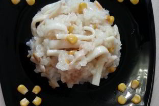 Ризотто с кальмарами