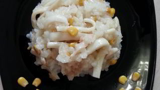 Ризотто с кальмарами