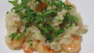 Ризотто с креветками