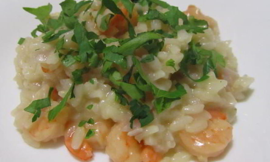 Рецепт ризотто с креветками
