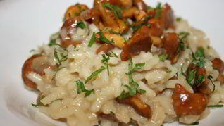 Ризотто с лисичками