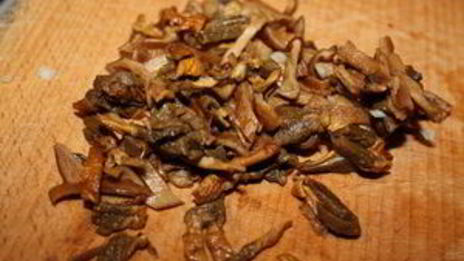 ризотто с лисичками