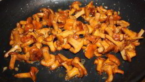 ризотто с лисичками