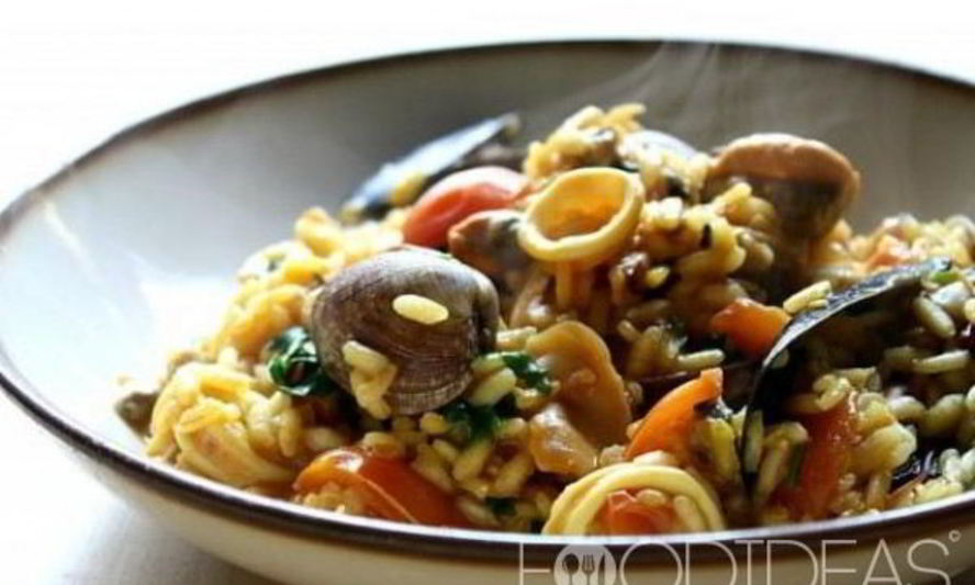 Рецепт ризотто с морепродуктами