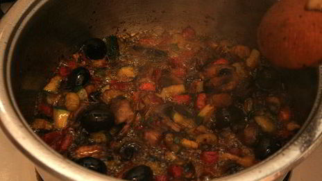 ризотто с овощами