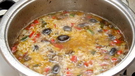 ризотто с овощами