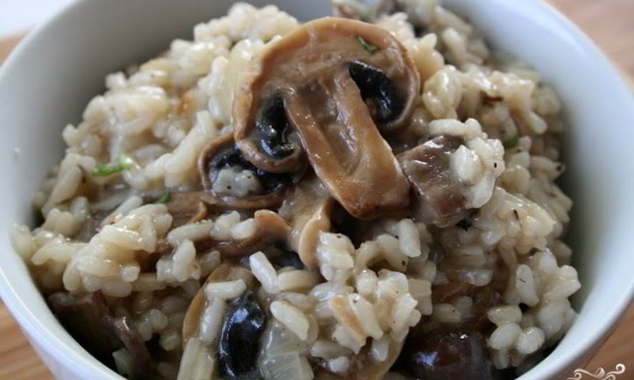 Рецепт ризотто с шампиньонами