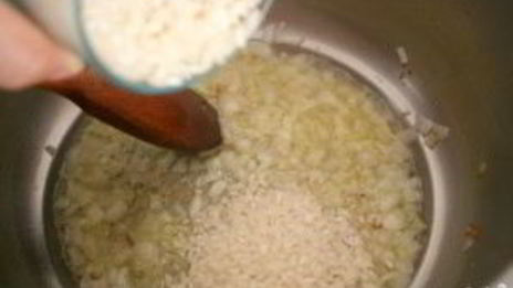 ризотто с шампиньонами