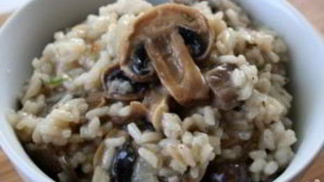 ризотто с шампиньонами