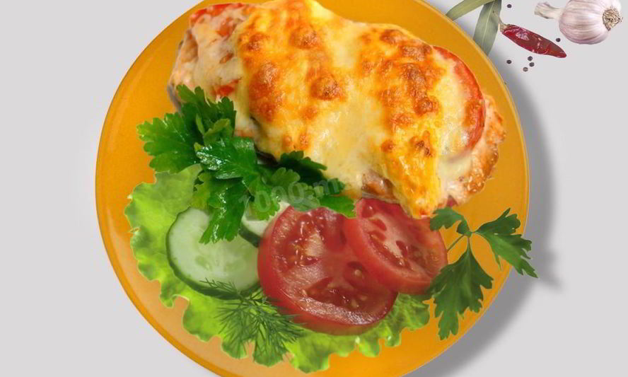 Рецепт филе трески в духовке с сыром и помидорами