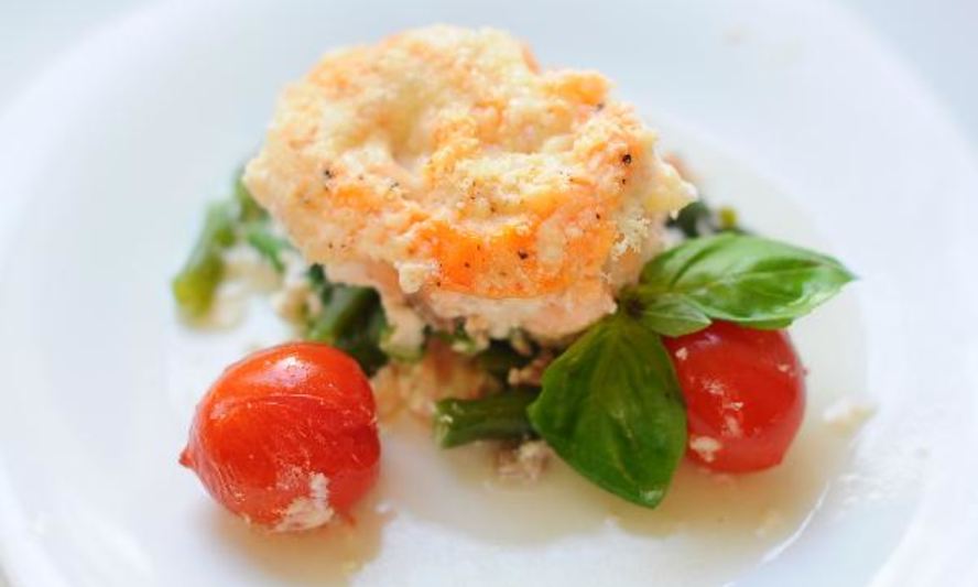 Рецепт форели фаршированной креветками