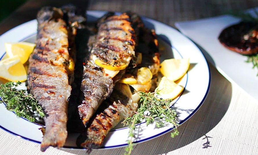 Рецепт форели на гриле